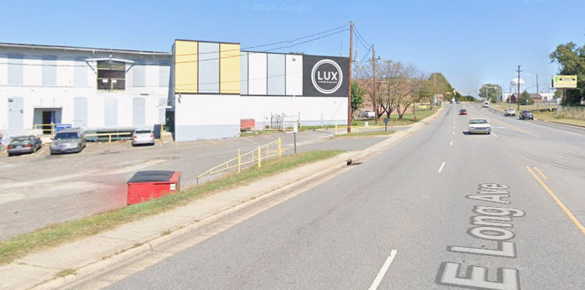 Lux Building street view on East Long Avenue